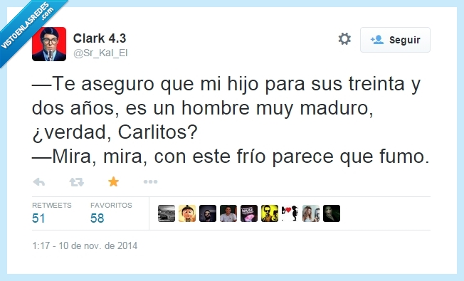 mayor,maduro,años,humo,aliento,frío,invierno,hijo,hombre,fumar,fumo,parece