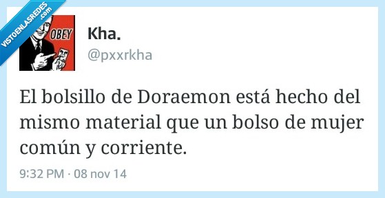 bolsillo,doraemon,material,cualquier,bolso,mujer,comun,corriente