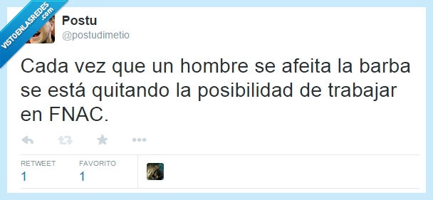 fnac,barba,trabajador,trabajadores,hipster,afeitar
