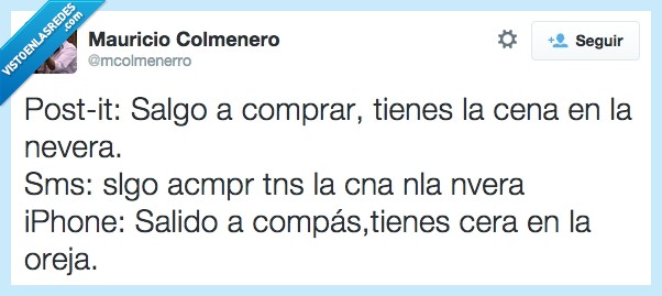 post it,nota,apuntar,comprar,letra,sms,escribir,mejor,iphone,autocorrector,corregir,compas,oreja,escrito,teclear