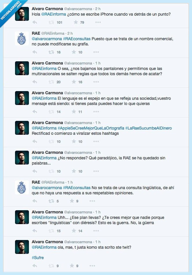 primera,seguir,norma,ortografía,escribir,regla,iphone,RAE,dinero,Álvaro Carmona,mayuscula