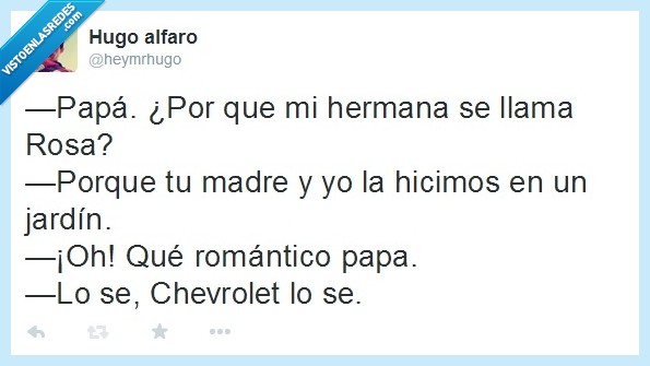 Padre,Rosa,Hija,chevrolet,papa,donde,hicimos,hacer,jardin,coche