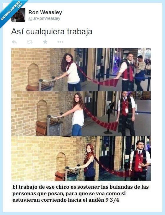 aguantar,bufanda,chico,empleado,correr,hacia,anden,9,nueve,tres,cuartos,king's cross,harry potter