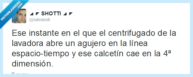 calcetin,lavadora,perdido,interstellar,caer,cuarta,dimension,centrifugado,pareja