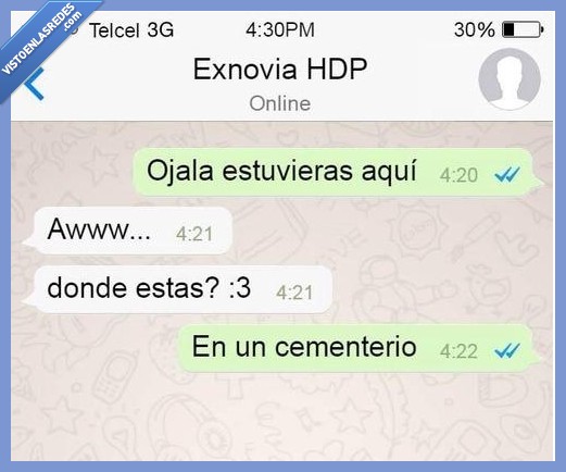 ex,Cementerio,novia,conversación,I used to love her,exnovia,ojala,estuvieras,aqui