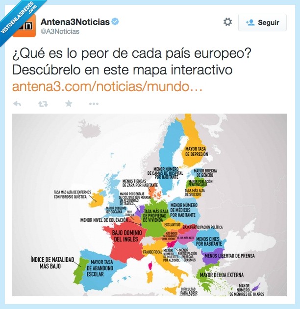 peor,pais,europeo,zara,dinamarca,españa,abandono,escolar,mapa