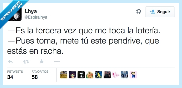 tercera,vez,toca,loteria,toma,mete,pendrive,acertar,racha