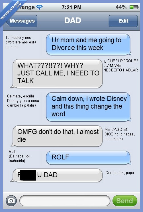papa,divorcio,disney,troll,iphone,padre,burla,whatsapp