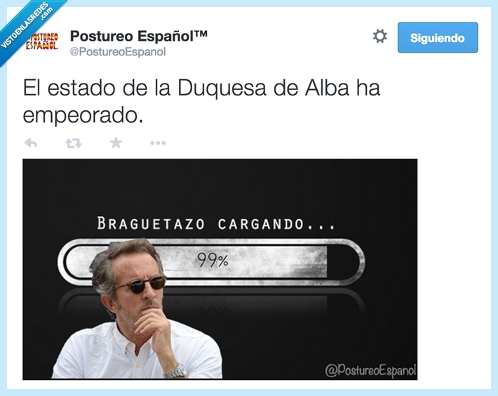 alfonso,empeora,salud,braguetazo,Duquesa de Alba,diez