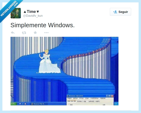 Windows,errores.,cenicienta,escalera,bajar,error