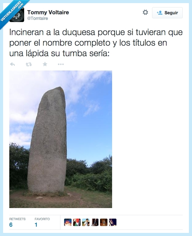 nombre,tumba,monolito,largo,meter,entero,caber,titulo,nobiliario,piedra,roca,menhir,lápida