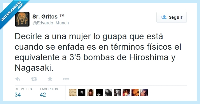 mujer,jugar con fuego,guapa,discusion,enfada,bomba,hiroshima,nagasaki