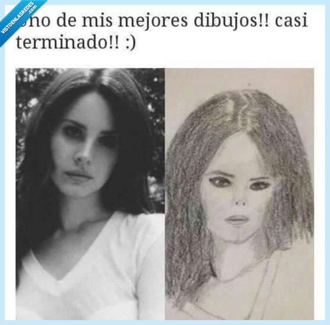 hiperrealismo extremo,clavada,creación,arte,mejor,dibujo,lana del rey