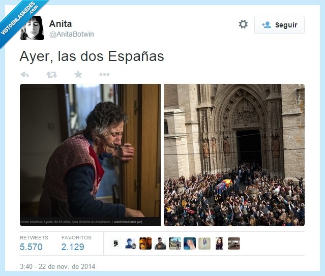 España,Españistán,anciana,desahucio,Duquesa De Alba,Muerte,Entierro,Vergüenza