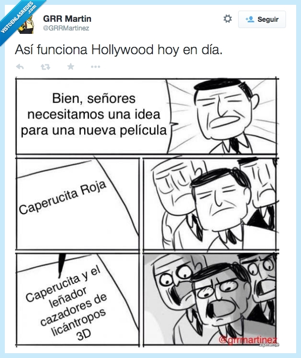 películas,industria de hoy en día,falta de imaginación,Hollywood