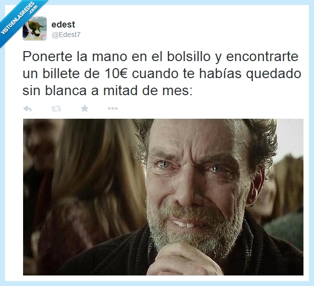 10 euros,loteria,bolsillo,felicidad,encontrar,Antoniooooo,dinero