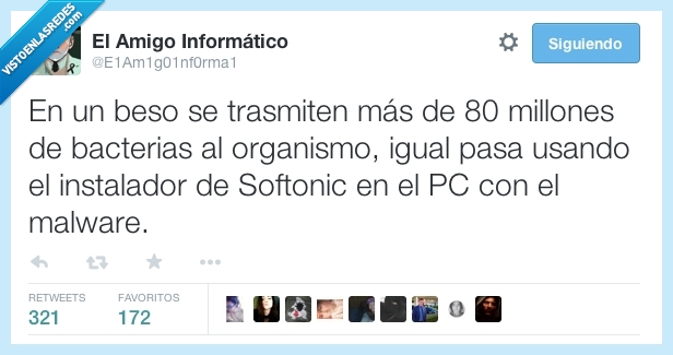 beso,transmiten,transmitir,baterias,millones,malware,softonic,pc,ordenador,descarga,virus
