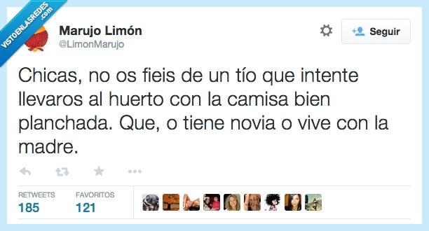 chicas,fieis,fiar,chico,tio,intente,llevar,huerto,ligar,camisa,planchada,madre,novia