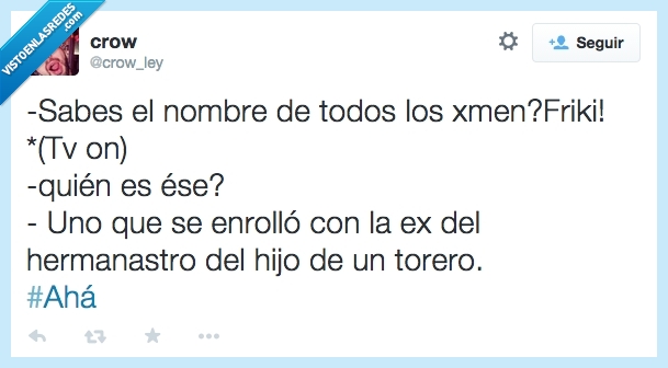 nombre,friki,todos,xmen,superheroes,quien,programa,corazon,telebasura,torero,hijo,prensa rosa
