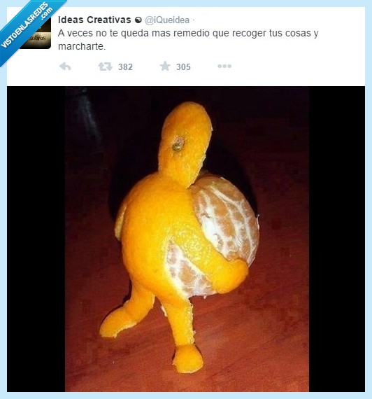 mandarina,remedio,coger,cosas,marchar