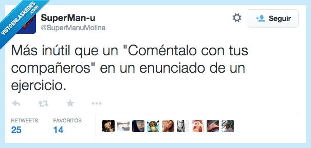 clase,ejercicio,enunciado,coméntalo,compañeros