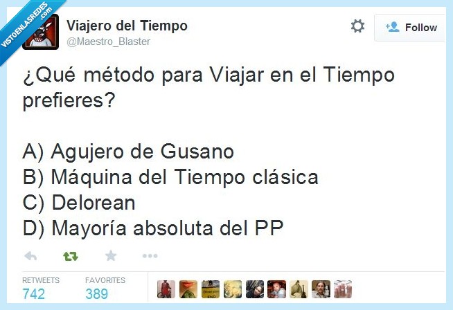 pp,eleciones,política,delorean,mayoria absoluta,agujero de gusano,tiempo,maquina