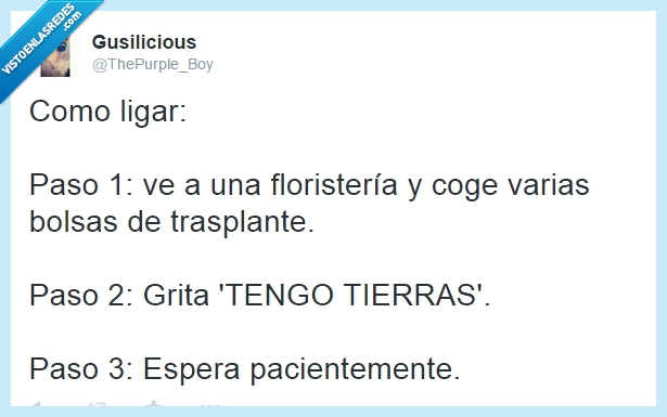 floristeria,broma,como ligar,pasos,hakuna matata.,tierras