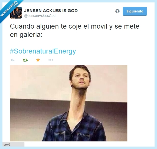 misha collins,galeria,movil,cuello,estirar,mirar,encima,supernatural,castiel,estirando,arriba,controlar