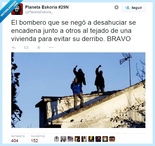 derribar,derribo,casa,encadenar,con un par,impedir,Desahucio,Grande,Roberto,Bombero