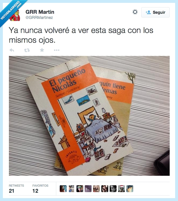 han acabado con la inocencia del personaje,apodo,libros,el pequeño nicolás,libro,lectura,alfaguara