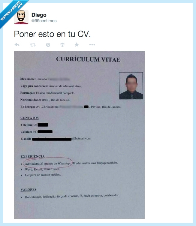 chat,grupo,administrador,experiencia,curriculum vitae,cv,whatsapp,trabajo,pedir