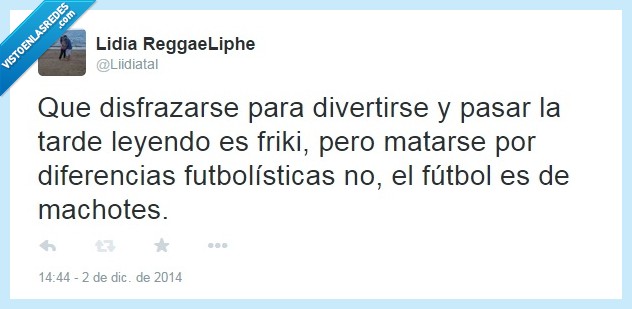 Futbol,cosplay,disfraz,leer,comic,matar,kill,asesino,friki