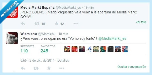 Vaquerizo,Mediamarkt,Wismichu,Mario,yo no soy tonto,listo