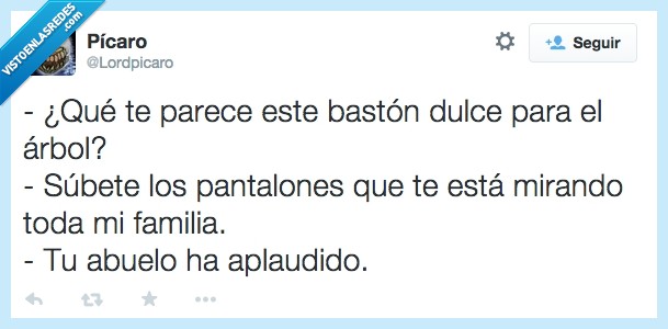pantalon,subir,mirar,aplaudir,aplaudido,abuelo,montar,familia,bastón,árbol,navidad