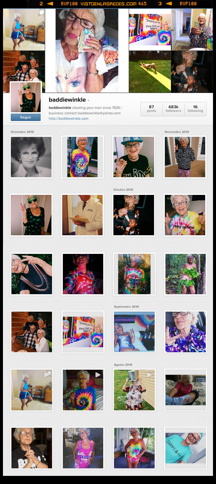 vieja,anciana,mayor,baila,bañador,baddiewincle,señora,instagram,abuela,hippie