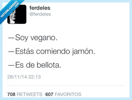 vegano,vegetariano,jamon,bellota