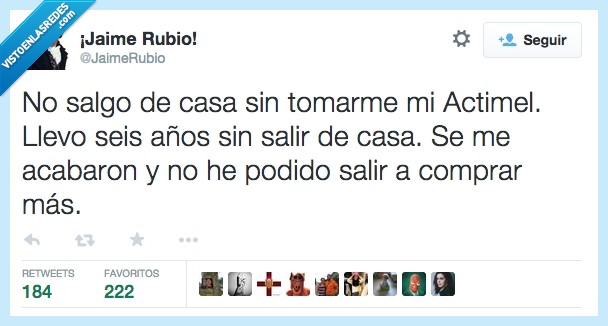 actimel,salir,casa,seis,años,comprar,acabaron,encerrado