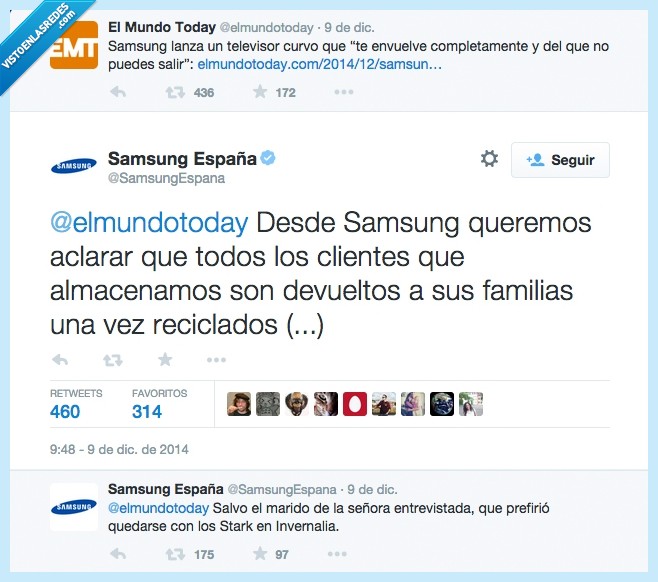 400326 - Las pantallas de @SamsungEspana tienen preocupados a los de @ElMundoToday