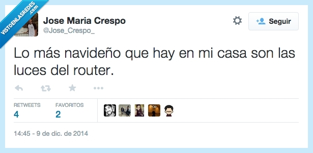 Navidad,luces,árbol,router,casa,twitter