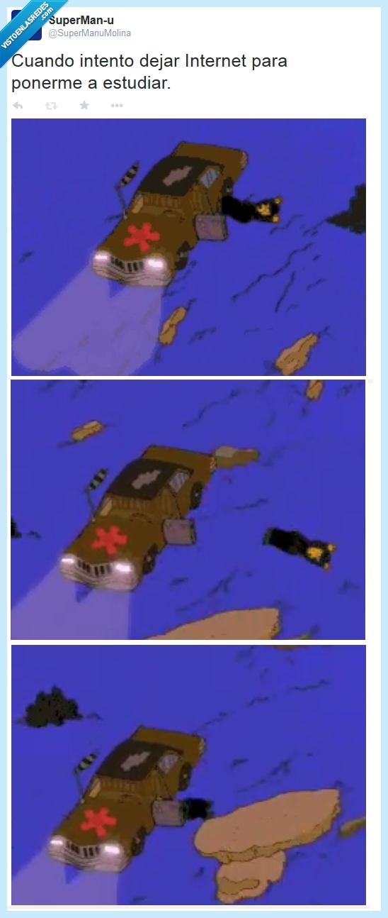 los simpsons,homer,moe,coche,internet,estudiar