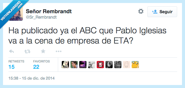 terrorista,ETA,navidad,empresa,cena,Pablo Iglesias,ABC,publicar,publicado