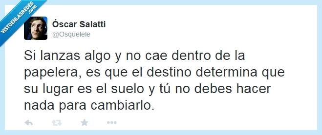 cambiar,determina,querer,quiere,destino,Twitter,basura,papelera,suciedad,orden