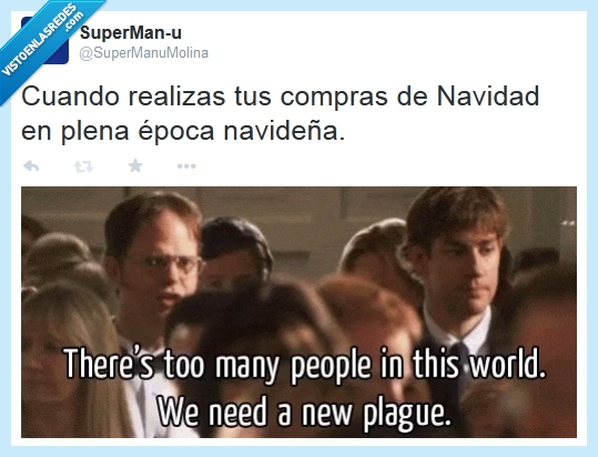 gente,época,compras,navidad,the office,plaga