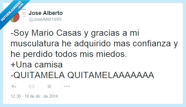 mario casas,camisas,quiza no sea un chiste,miedo,camiseta,musculatura,fuerte,confianza