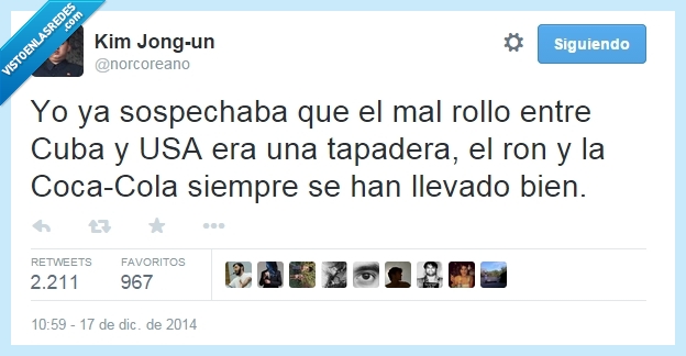 desbloquear,bloqueo,EEUU,bien,tapadera,Cuba,cocacola,ron