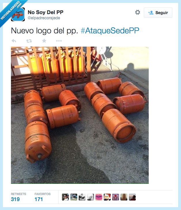 butano,ataque,coche,sede,genova,partido popular,logo,pp,bombona