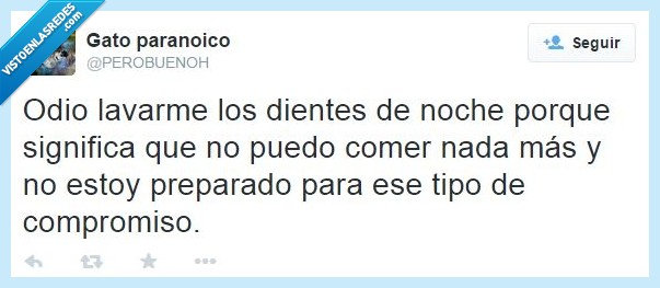 dormir,noche,comer,comida,sabor,lavados,lavarse,dientes,compromiso