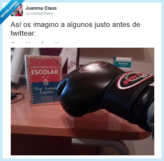 twittear,antes,falta,hablar,puñetazo,twitter,ortografía,RAE