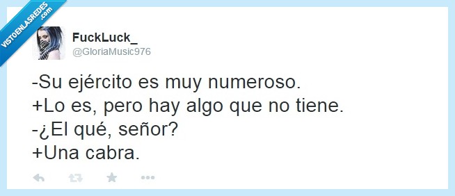 ejército,cabra,numeroso,twitter,legion
