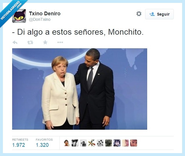 Merkel,marioneta,Obama,Alemania,EEUU,Monchito